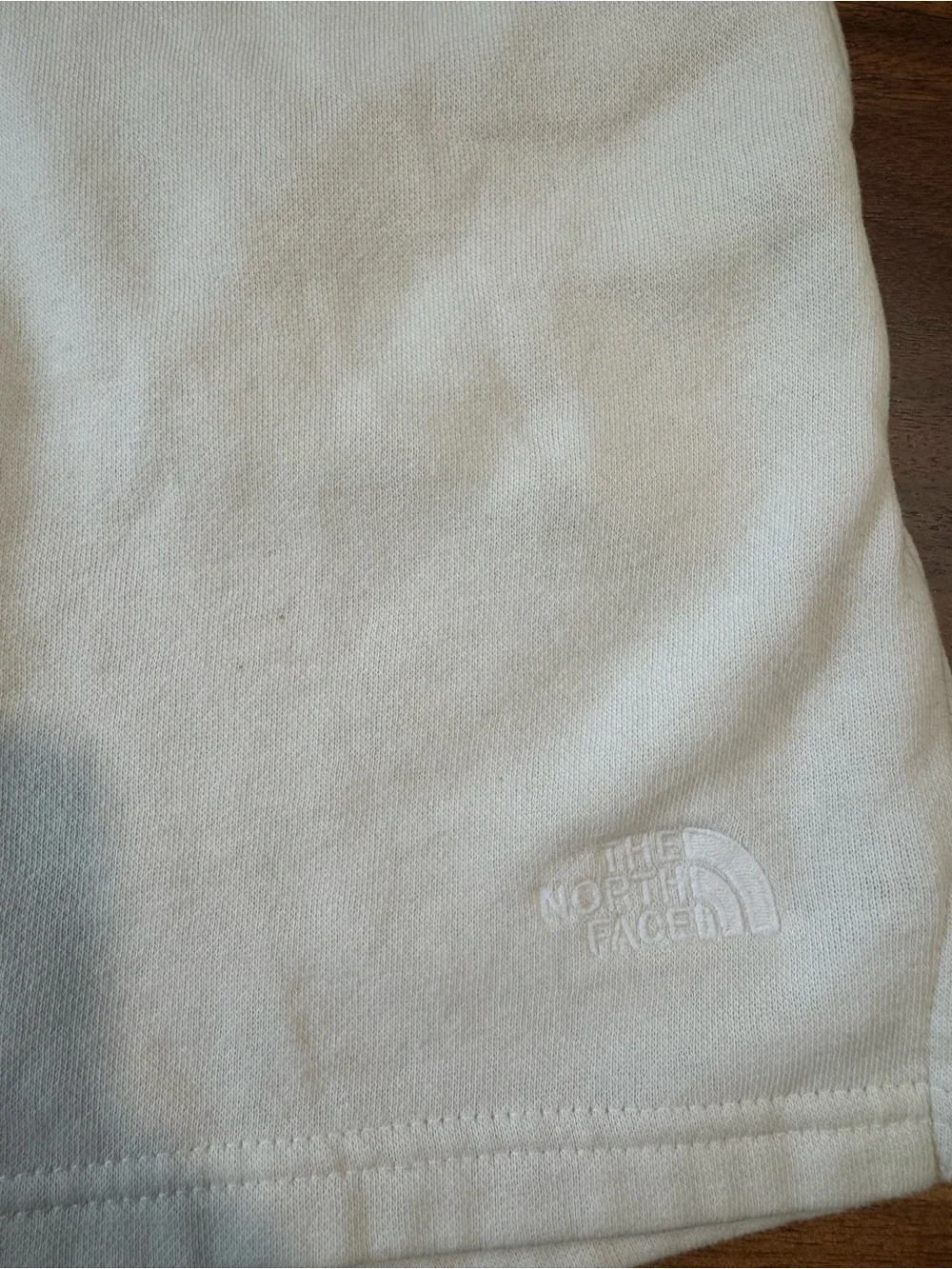 The North Face Women's Off-White Pull-On Cotton Fleece Shorts
